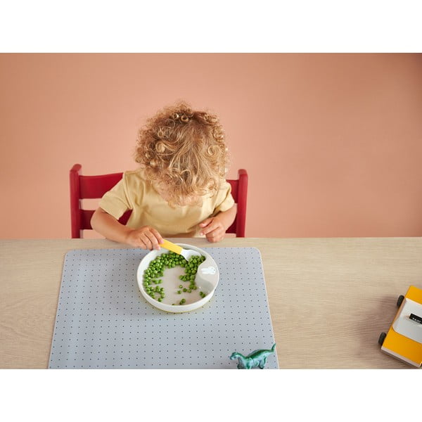 Bijele/svijetlo zelene plastične dječje žlice u setu 2 kom Little farm – Mepal-image-4