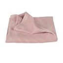 Ružičasta pletena deka za bebe od organskog pamuka 80x80 cm Lil Planet – Roba