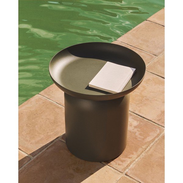 Metalni okrugao vrtni stolić ø 45 cm Arcola – Kave Home-image-1