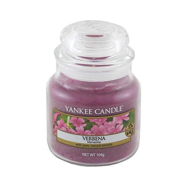 Mirisna svijeća Yankee Candle Verbena, vrijeme gorenja 25 do 40 sati