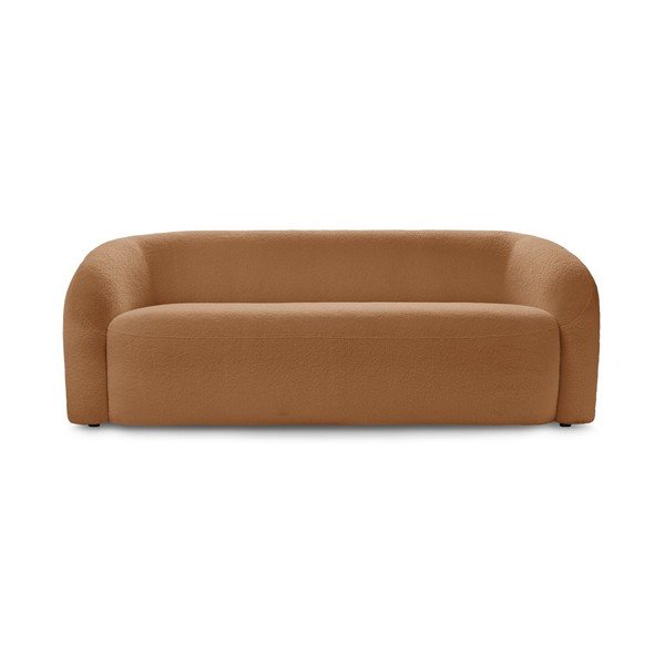Narančasta sofa od bouclé tkanine 193 cm Elina – Bobochic Paris