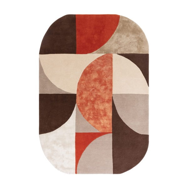 Ciglasti vuneni tepih 200x300 cm Spice – Asiatic Carpets