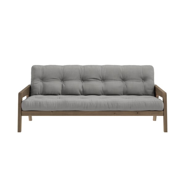 Sivi kauč na razvlačenje 204 cm Grab - Karup Design