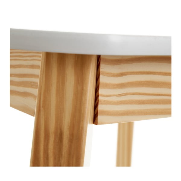 Dječji stol s bijelom pločom stola 55x55 cm – Casa Selección-image-3