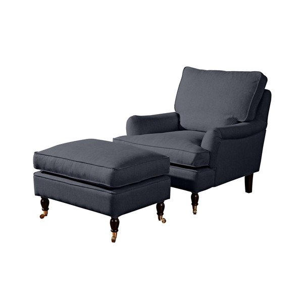 Antracit siva fotelja Max Winzer Passion-image-2