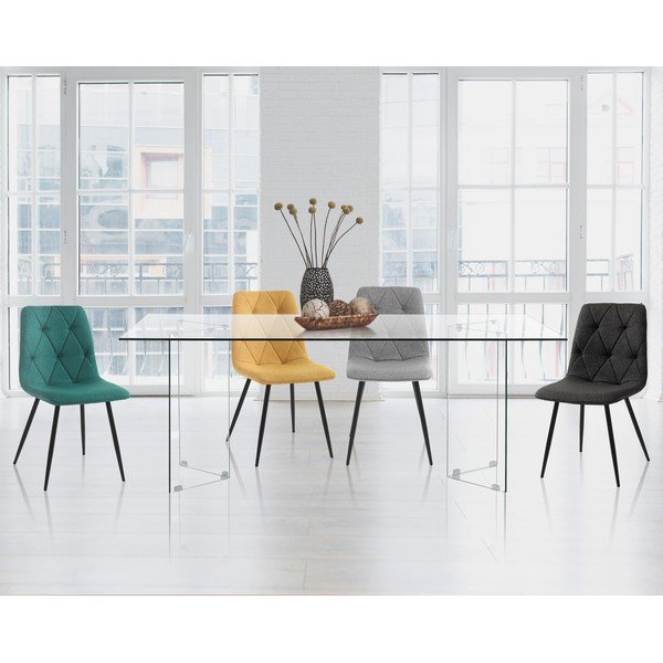 Stakleni blagovaonski stol 90x180 cm Kaya – Tomasucci-image-1