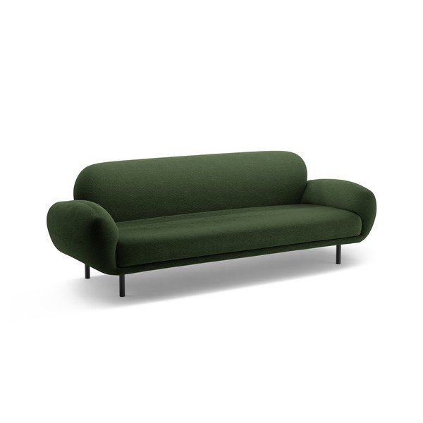 Zelena sofa od bouclé tkanine 208 cm Poppy – Micadoni -image-1