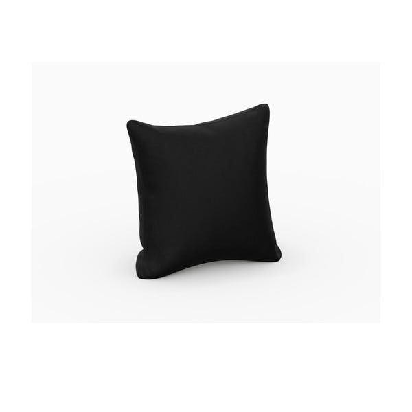 Crni baršunasti jastuk za modularnu sofu Rome Velvet - Cosmopolitan Design-image-1