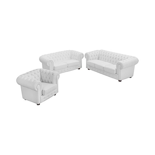 Bijela sofa od imitacije kože Max Winzer Bridgeport, 172 cm-image-1