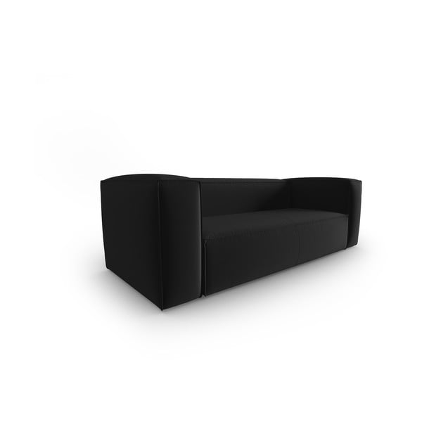 Crna baršunasti sofa 200 cm Mackay – Cosmopolitan Design-image-2