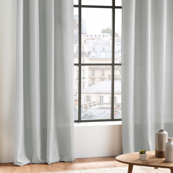 Svijetlo siva zavjesa 140x260 cm Essentiel – douceur d'intérieur-image-1