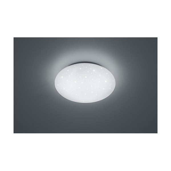 Bijela LED stropna svjetiljka Reality Putz, promjera 40 cm-image-1