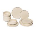 12-dijelni set krem posuđa od kamenine Bonami selection Malia