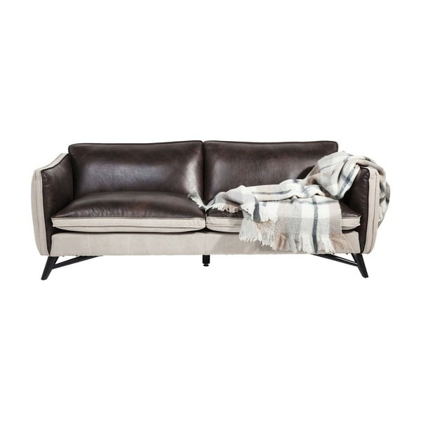Kare Design Fashionista trosjed kožna sofa