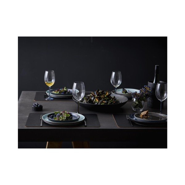 Crni desertni tanjur od kamenine ø 21 cm Gastro Grey/Grey – Bitz-image-1