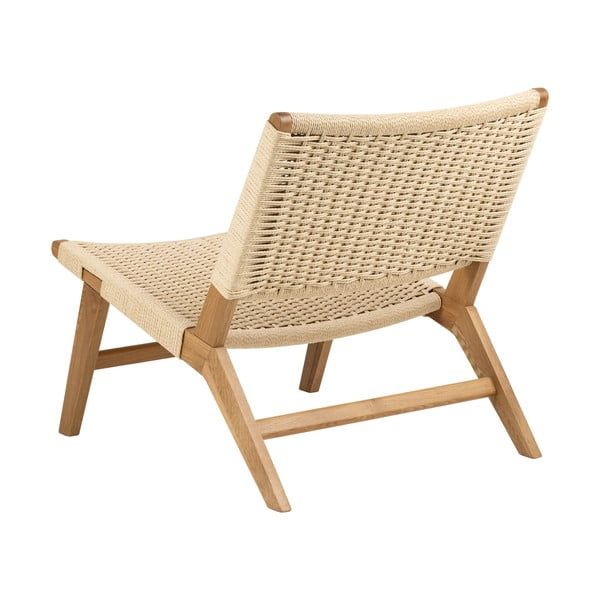 Pletena fotelja u prirodnoj boji Carson – Actona-image-3