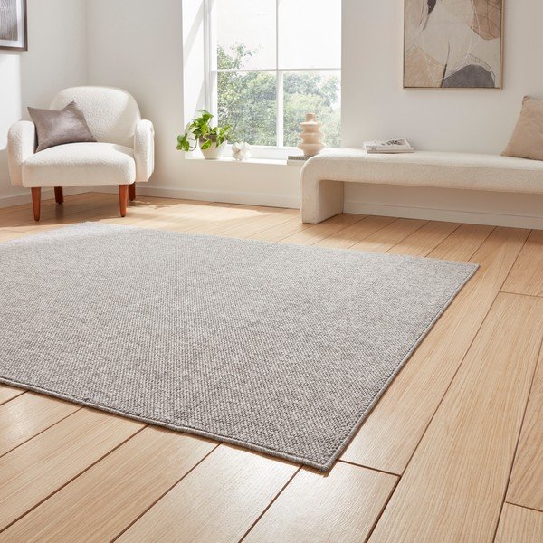Sivi tepih 200x290 cm Boucle – Think Rugs-image-2
