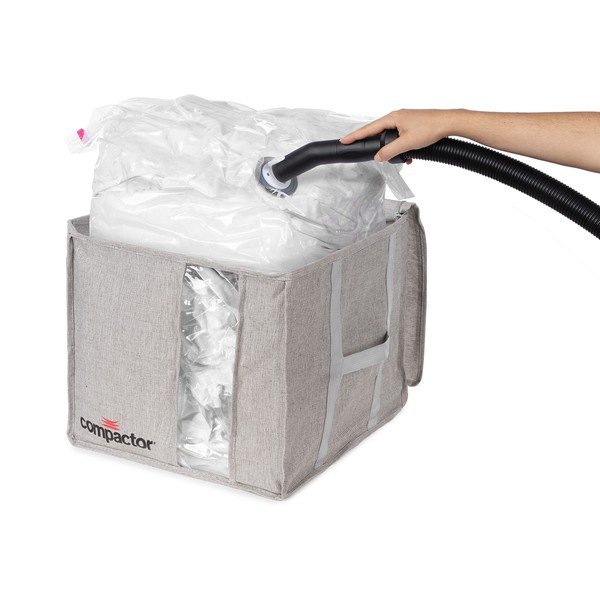 Siva vakuumska kutija za skladištenje Compactor Oxford, 125 l
