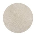 Krem ručno rađen vunen okrugao tepih ø 160 cm Mesmerise Natural – Flair Rugs