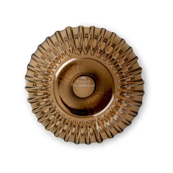 Smeđa staklena vaza Kähler Design Hammershøi, visina 14 cm-image-3