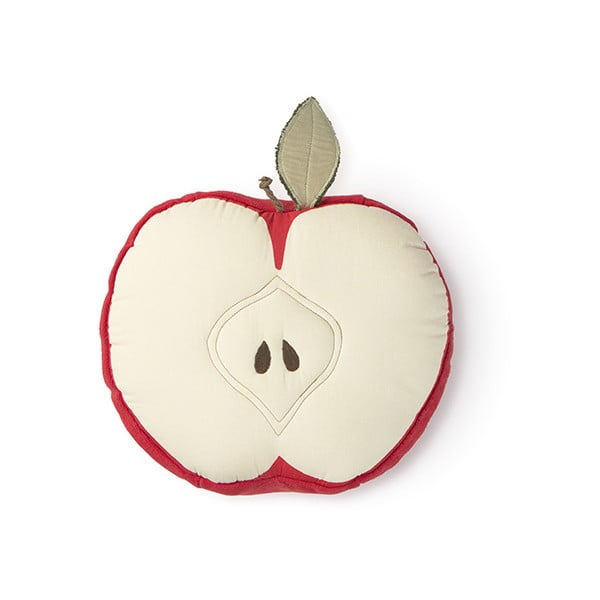 Pamučan dječji jastuk ø 30 cm Apple – Lorena Canals