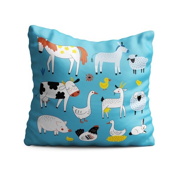 Dječji jastuk OYO Kids Farm, 40 x 40 cm