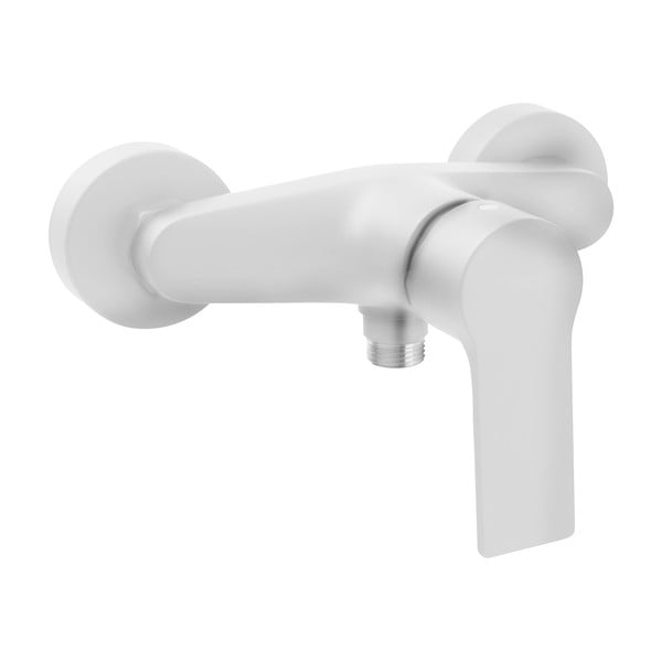 Bijela zidna slavina za tuš (s 1 izlazom) Pax – Sapho