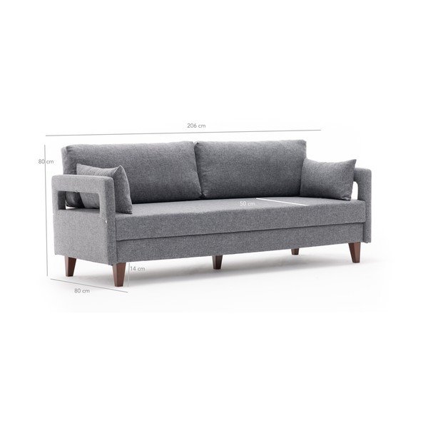 Balcab Home Lola siva sofa-image-2