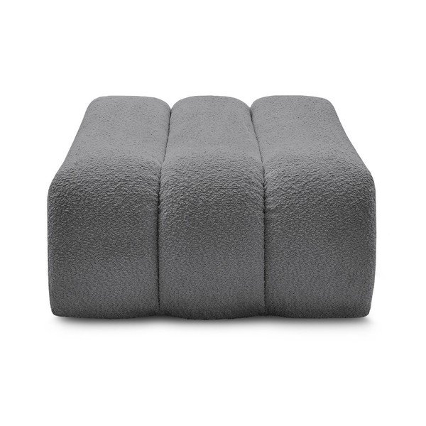 Sivi tabure od bouclé tkanine Azra – Bobochic Paris-image-4