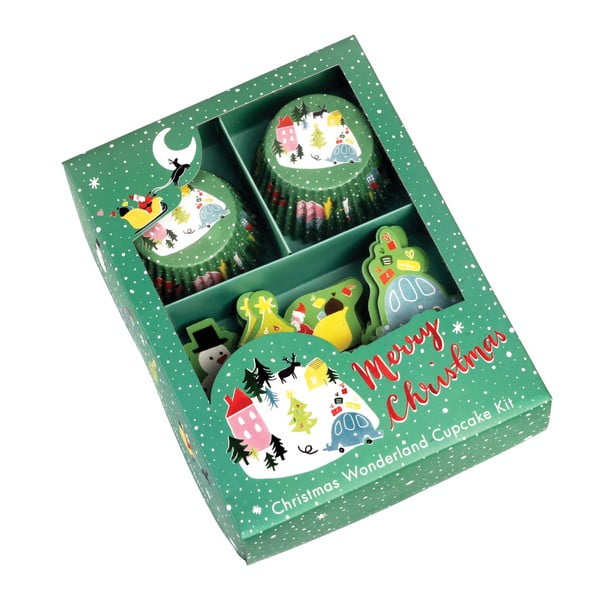Set za pečenje muffina s božićnim motivom Rex London Wonderland-image-2