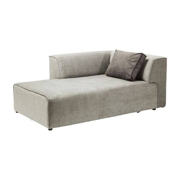Siva fotelja dio sofe Kare Design Infinity, lijevi dio