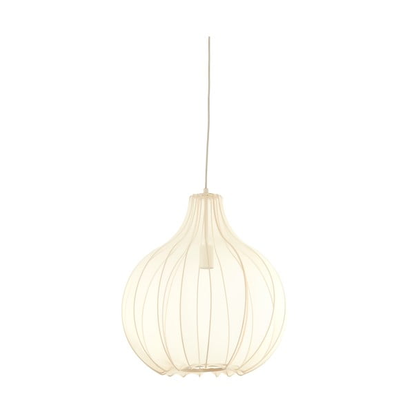 Bež viseća svjetiljka s tekstilnim sjenilom ø 50 cm Elati – Light & Living-image-2