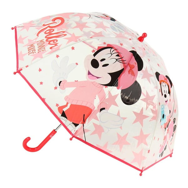 Prozirni dječji kišobran Ambiance Minnie, ⌀ 71 cm