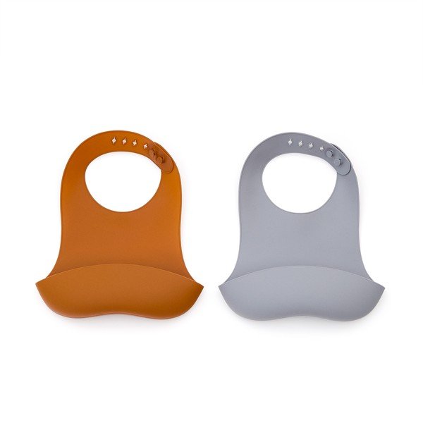 Narančasti/prljavo plavi slinčeki u setu 2 kom Lili – Kave Home