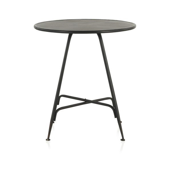 Crni metalni barski stol Geese Industrial Style, visina 75 cm-image-3