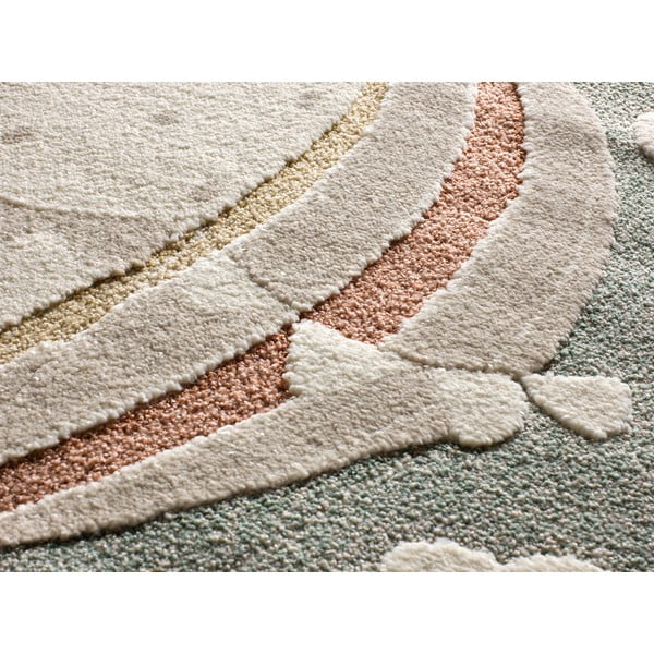 Zeleni/bež dječji tepih 120x170 cm Clown – Universal-image-2