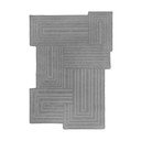 Sivi ručno rađen vunen tepih 160x230 cm Zen Rectangles – Flair Rugs