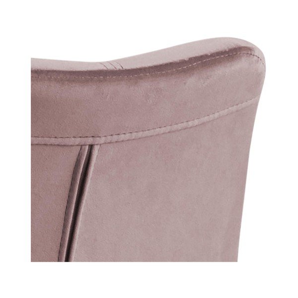 Pudrasto ružičasta barska stolica Actona Dima-image-1