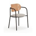 Siva blagovaonska stolica u dekoru hrasta Eclipse - Teulat