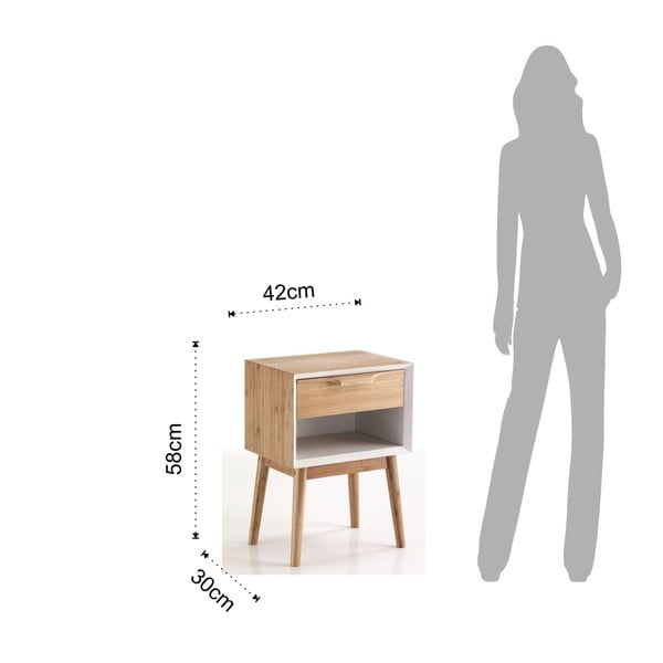 Noćni ormarić od bambusa Tomasucci Hijo-image-2