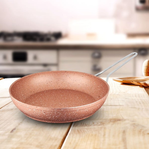 Ružičasta aluminijska posuda Güral Porselen Classic, ø 28 cm-image-1