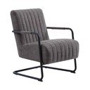 Tamno siva fotelja Trout – Unique Furniture