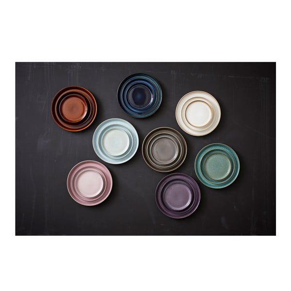 Zeleni/crni desertni tanjur od kamenine ø 17 cm Gastro Green/Black – Bitz-image-4