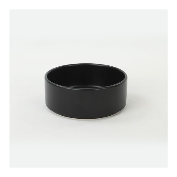 Crni set za serviranje 6 kom od kamenine ø 14 cm – Hermia-image-2