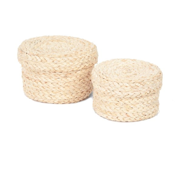 Set od 2 košare za odlaganje od vlakana kukuruza Compactor-image-2