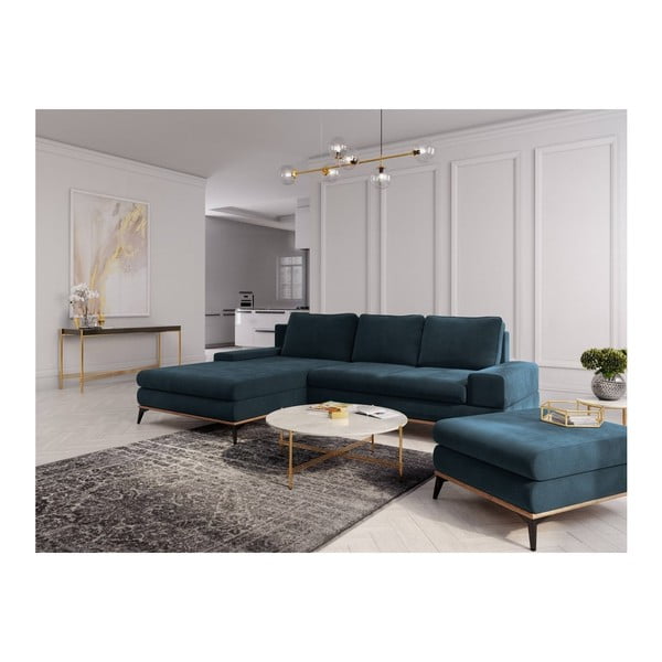 Petrolej plavi tabure Windsor & Co Sofas Planet-image-3