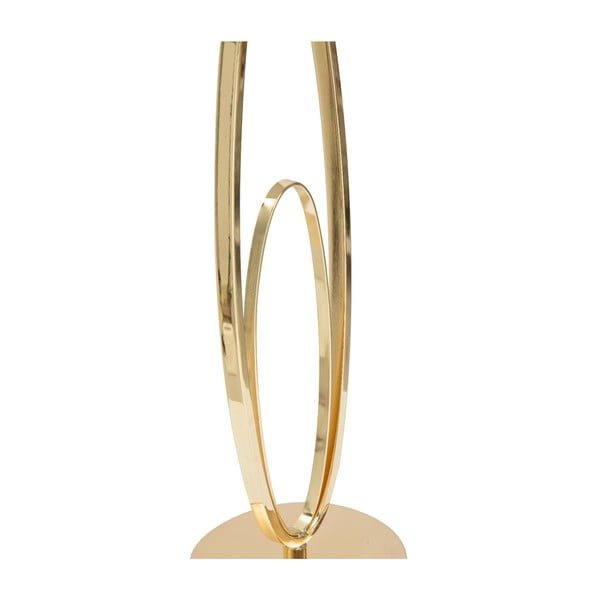 Bijela stolna svjetiljka sa zlatnim postoljem Mauro Ferretti Glam Flush-image-1