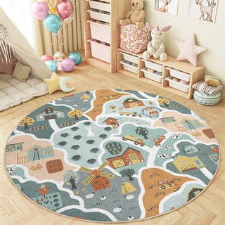 Periv dječji tepih za igru ø80 cm Farmer's Life – Mila Home