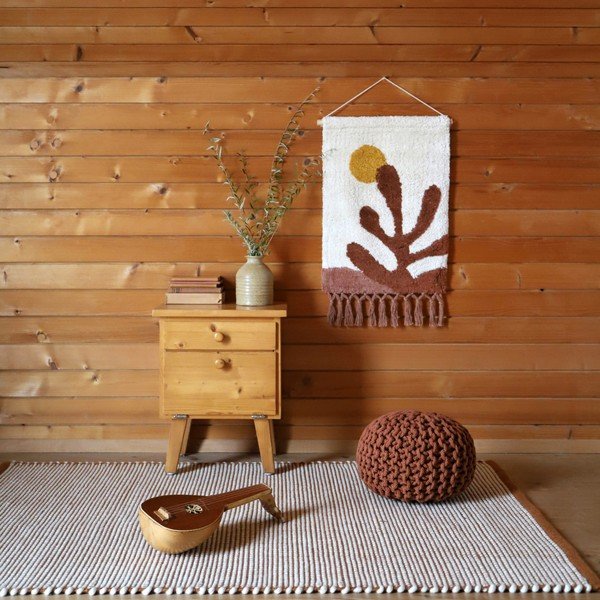 Narančasti tepih s udjelom vune 200x140 cm Bergen - Nattiot-image-3