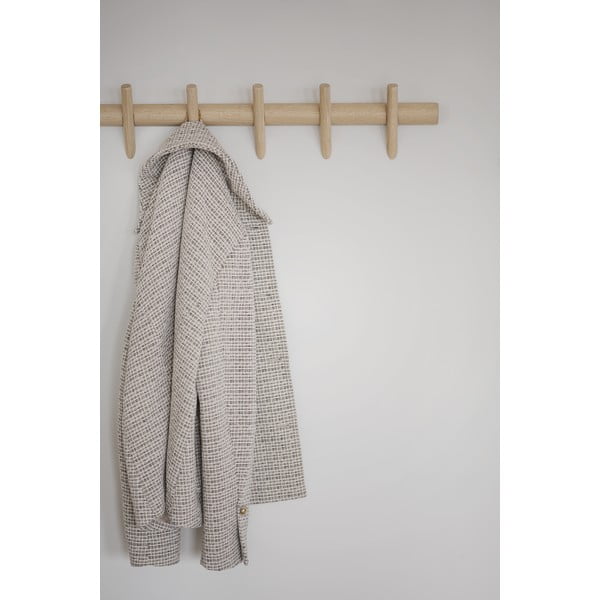 Zidna vješalica od punog hrasta u prirodnoj boji Hillmond – Rowico-image-4